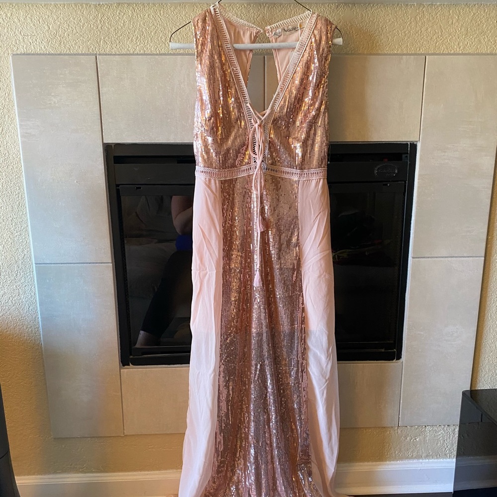 🚨Pink Floor Length Gown
